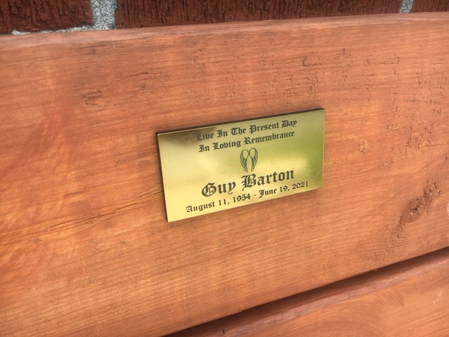 Post office gets tribute bench for post mistresses late husband