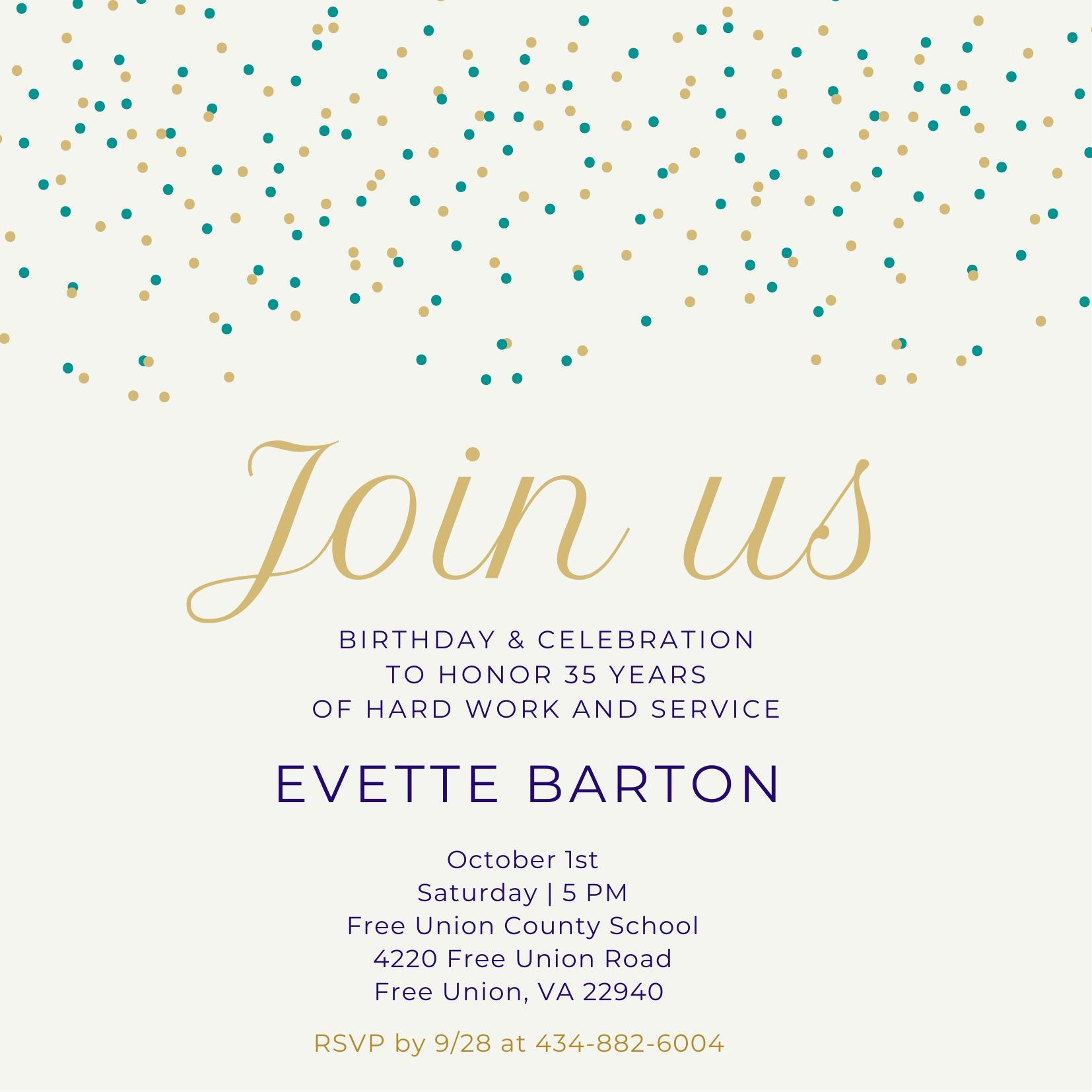 Evette Barton Birthday Celebration
